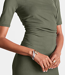 Petite LOFT Versa Mesh Midi Dress carousel Product Image 4