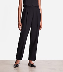 Petite LOFT Versa Seasonless Pleated Tapered Pants carousel Product Image 2