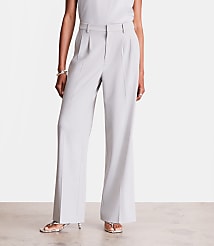 LOFT Versa Seasonless Stretch Double Pleat Wide Leg Pants carousel Product Image 2