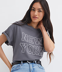 New York Oversized Jersey Modern Tee carousel Product Image 1