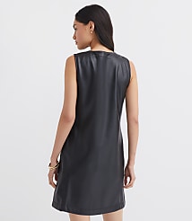 Faux Leather Mini Pocket Dress carousel Product Image 2