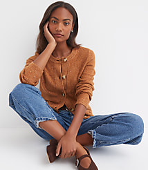 Flecked Sweater Jacket carousel Product Image 1