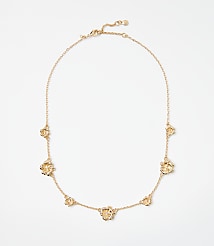 Metal Flower Necklace carousel Product Image 1