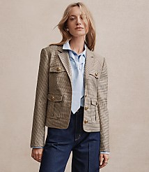Plaid Eisenhower Jacket carousel Product Image 4