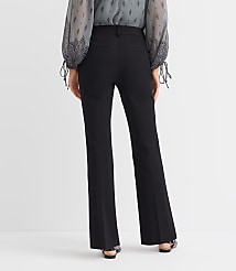 Petite Tab Waist Boot Cut Pants in Bi-Stretch carousel Product Image 2