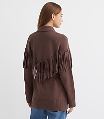 Fringe Belted Cardigan carousel Product Image 3