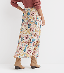 Garden Chiffon Paneled Midi Skirt carousel Product Image 3