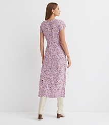 Floral Knotted Midi Dress carousel Product Image 3