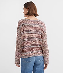 Spacedye Ribtrim Boatneck Sweater carousel Product Image 3