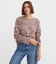 Spacedye Ribtrim Boatneck Sweater carousel Product Image 1