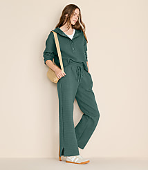 Lou & Grey Wafflestitch Straight Leg Pants carousel Product Image 1