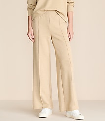 Lou & Grey Scubasoft Pintucked Wide Leg Pants carousel Product Image 2