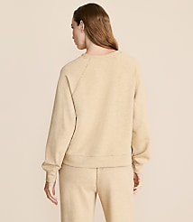 Lou & Grey Heathered Scubasoft Split Neck Top carousel Product Image 3