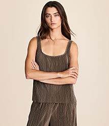 Lou & Grey Plisse Tie Back Tank Top carousel Product Image 1