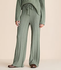 Lou & Grey Ribbed Wide Leg Sweater Pants carousel Product Image 2