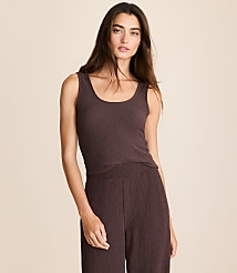 Lou & Grey Textured Scoop Neck Cami carousel Product Image 2