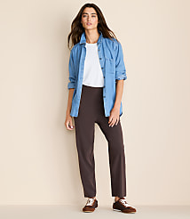 Lou & Grey Wanderweave Straight Leg Pants carousel Product Image 1