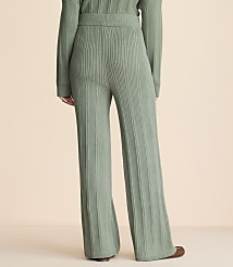 Lou & Grey Ribbed Wide Leg Sweater Pants carousel Product Image 3