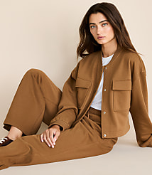 Lou & Grey Elite Fleece Bomber Jacket carousel Product Image 2