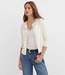 Modern Crew Neck Cardigan carousel Product Image 1