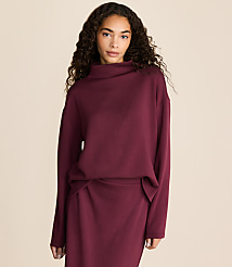 Lou & Grey Scubasoft Mock Neck Top carousel Product Image 1