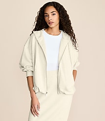 Lou & Grey Heathered Scubasoft Bubble Hoodie carousel Product Image 1