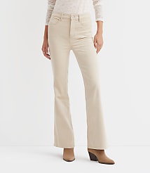 Petite Slim Flare Pants in Corduroy carousel Product Image 2