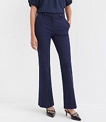 Tab Waist Boot Cut Pants in Bi-Stretch carousel Product Image 2