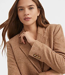 Herringbone Relaxed Blazer carousel Product Image 3