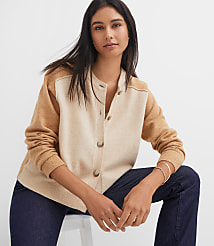 Colorblock Saddle Sleeve Cardigan carousel Product Image 1