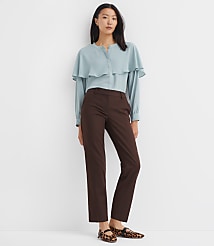 Riviera Slim Pants in Doubleweave carousel Product Image 1