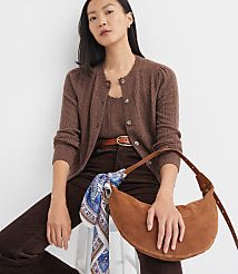 Scalloped Pointelle Puff Sleeve Cardigan carousel Product Image 1
