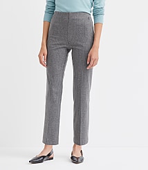 Zip Pocket Straight Pants in Stripe carousel Product Image 2