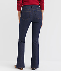 Petite Curvy Mid Rise Boot Jeans in Classic Rinse Wash carousel Product Image 2