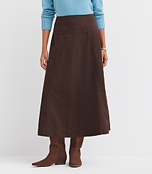 Seamed Midi Skirt carousel Product Image 2