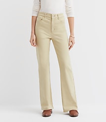 Petite High Rise Relaxed Flare Pants carousel Product Image 2