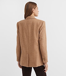 Herringbone Relaxed Blazer carousel Product Image 4