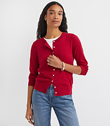 Modern Crew Neck Cardigan carousel Product Image 1