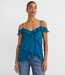 Ruffle Off The Shoulder Cami carousel Product Image 1