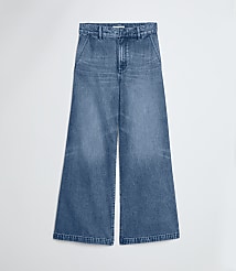 High Rise Trouser Jeans in Authentic Vintage Mid Wash carousel Product Image 4