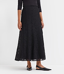 Floral Lace Maxi Skirt carousel Product Image 2