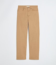 High Rise Straight Jeans in Cashew Tan carousel Product Image 4