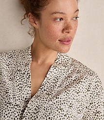 Haven Well Within Organic Cotton Jersey Animal Dot Robe carousel Product Image 3