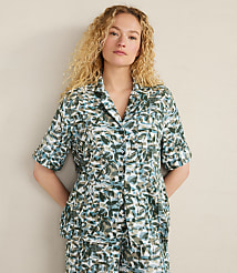 Haven Well Within Organic Cotton Gauze Floral Pajama Top carousel Product Image 1