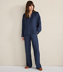 Haven Well Within Linen Straight Leg Pants carousel Product Image 2