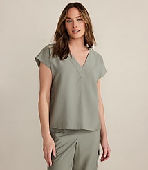 Haven Well Within Luxe Modal V-Neck Top carousel Product Image 1