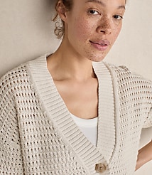 Haven Well Within Organic Cotton Open Stitch Cardigan carousel Product Image 3