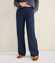 Haven Well Within Linen Straight Leg Pants carousel Product Image 1