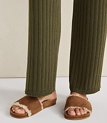 Haven Well Within Suede and Sherpa Molded Slides carousel Product Image 3
