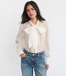 Blouson Sleeve Bow Blouse carousel Product Image 1